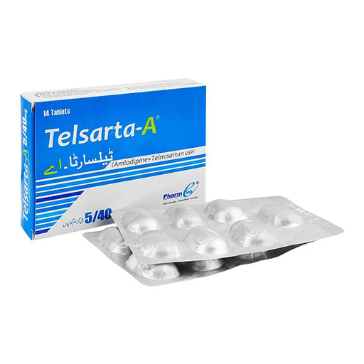 Telsarta-A 5/40mg – 14 Tablets | Blood Pressure & Heart Health Support
