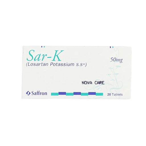 Sar-K 50mg – 20 Tablets | Kidney Health & Uric Acid Support