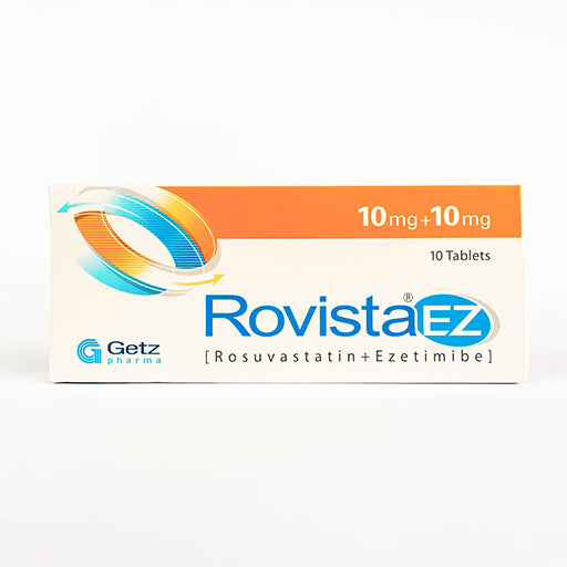 Rovista EZ 10/10mg – 10 Tablets | Cholesterol & Blood Pressure Support