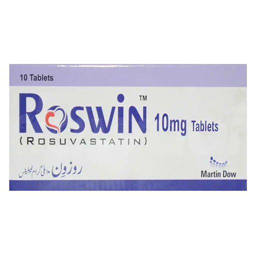 Roswin 10mg – 10 Tablets | Cholesterol & Heart Health Support