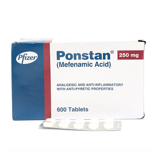 Ponstan (250mg) – Mefenamic Acid Pain Relief & Anti-Inflammatory Tablets (600 Tablets)