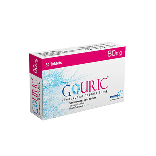 Gouric (80mg) – Uric Acid & Gout Management Tablets (20 Tablets)