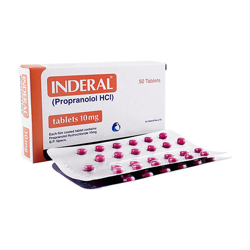 Inderal 10mg Tablets – Blood Pressure & Heart Health Support