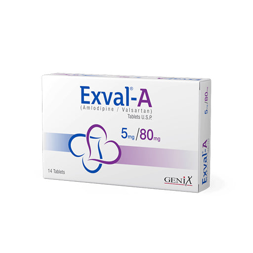 Exval-A 5/80mg Tablets – Dual Action Blood Pressure Control