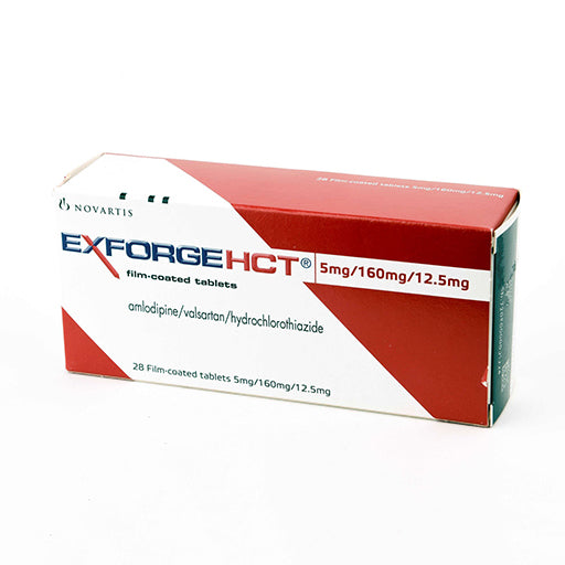Exforge HCT 5/160/12.5mg Tablets – Triple Action Blood Pressure Control