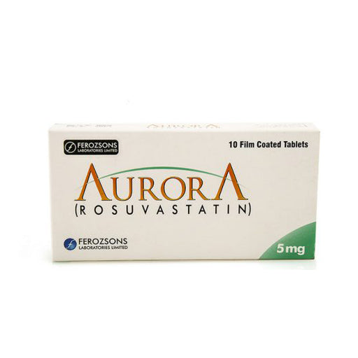 Aurora 5mg Tablets – 10 Tablets – Cholesterol & Heart Health Support