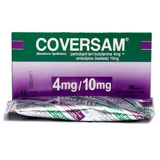 Coversam 4/10mg Tablets – Blood Pressure & Heart Health Support
