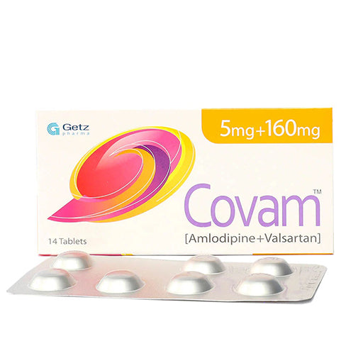 Covam 5/160mg Tablets – Blood Pressure & Heart Health Support