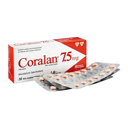 Coralan 7.5mg Tablets – Heart Rate & Cardiovascular Support