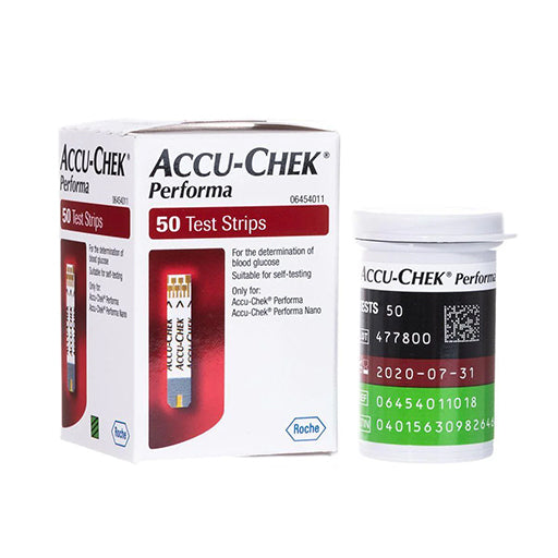 Accu-Chek Performa (50 Test Strips) – Accurate Blood Glucose Monitoring for Diabetes Care