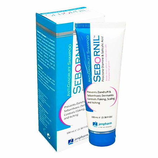 Sebornil Anti-Dandruff Shampoo 100ml – Controls Dandruff, Itching & Flaking