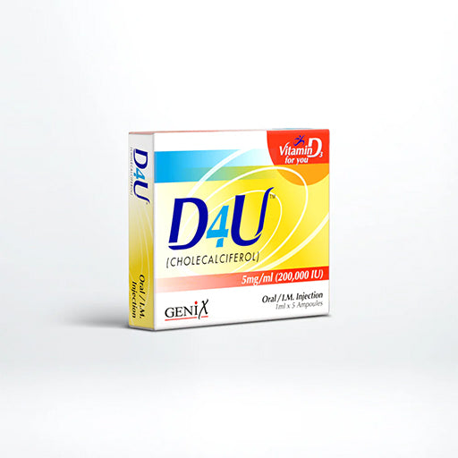 D4U (5mg/ml) Injection | Antispasmodic & Pain Relief – 5 Ampoules
