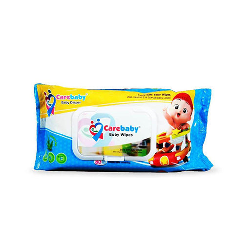 Carebaby Baby Wipes – 80 Pieces | Gentle & Vitamin‑E Enriched Cleansing for Delicate Skin