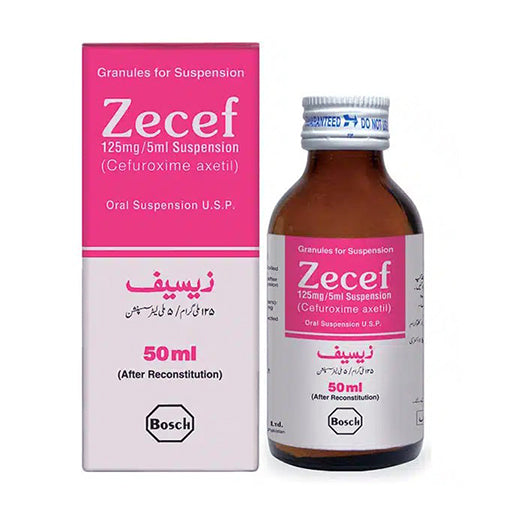 Zecef (125mg/5ml) 50ml Syrup