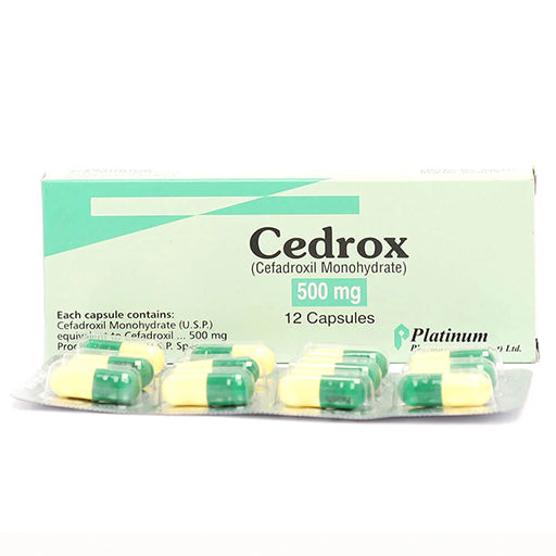 CEDROX 500mg Capsules – Cefadroxil Antibiotic for Bacterial Infections