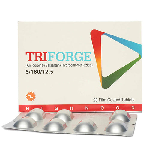 Triforge 5/160/12.5mg – 28 Tablets | Blood Pressure & Heart Health Support