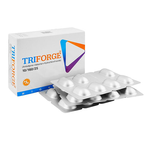 Triforge 10/160/25mg – 28 Tablets | Blood Pressure & Heart Health Support