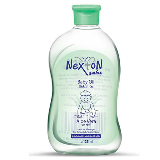 Nexton Baby Oil – 125 ml | Vitamin E & Aloe Vera Moisturizing Baby Massage Oil