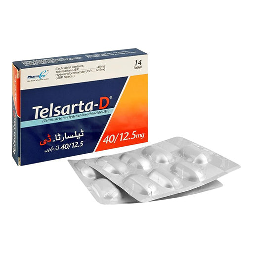 Telsarta-D 40/12.5mg – 14 Tablets | Blood Pressure & Heart Health Support