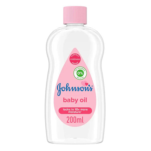 Johnson’s Baby Oil – 200 ml (Imported) | Gentle Moisturizing & Skin Protection Oil for Delicate Baby Skin