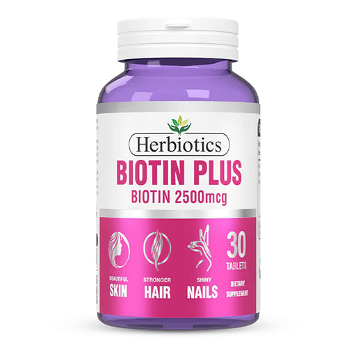 Biotin Plus Hair, Skin & Nail Support Supplement – Daily Keratin Boost & Wellness Tablet