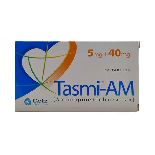 Tasmi-AM 5/40mg – 14 Tablets | Dual Action Blood Pressure & Heart Health Support