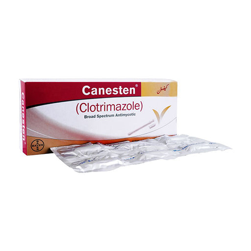 Canesten (0.1g) 6 Vaginal Tablets – Clotrimazole Antifungal Treatment for Vaginal Yeast Infections