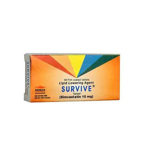 Survive 10mg – 10 Tablets | Cholesterol & Heart Health Support