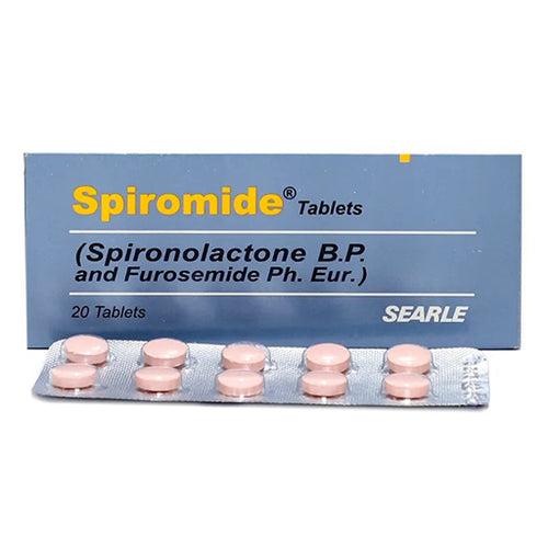 Spiromide 20/50mg – 20 Tablets | Blood Pressure & Fluid Management Support