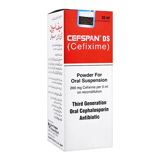 Cefspan DS (200mg/5ml) 30ml Oral Suspension