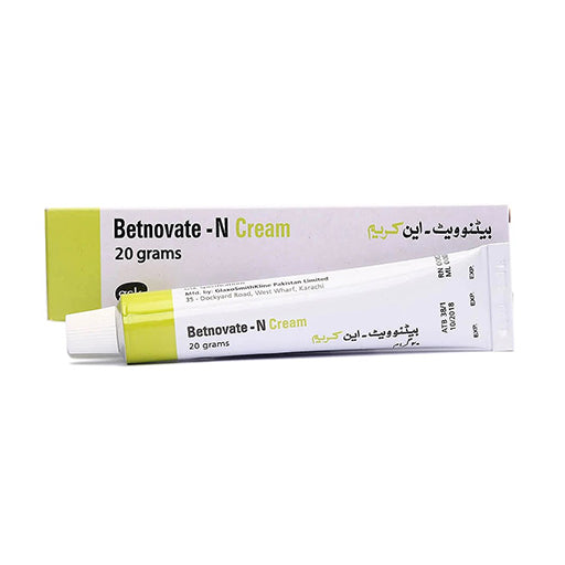 Betnovate-N 20g Ointment – Betamethasone & Neomycin Topical Ointment for Skin Infections & Inflammation