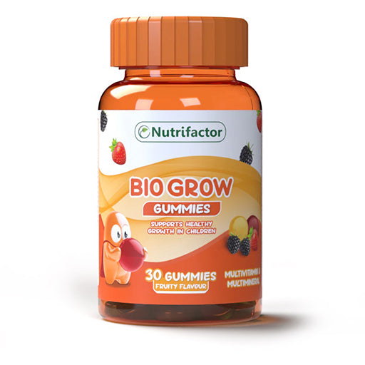 Nutrifactor Bio Grow Gummies – Kids Multivitamin Gummies for Growth & Immunity (30 Gummies)