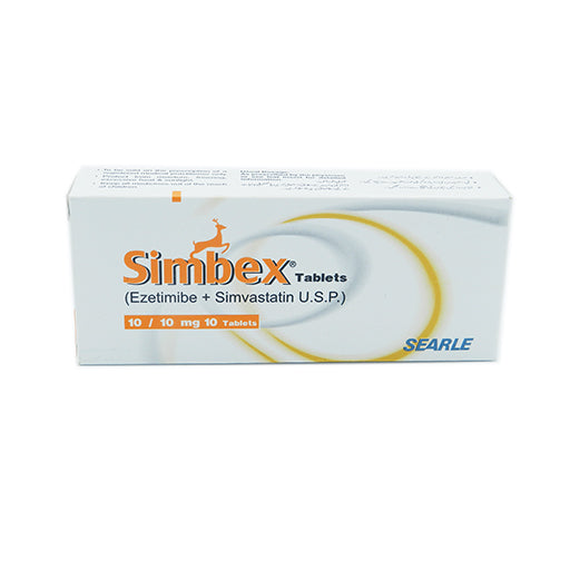 Simbex 10/10mg – 10 Tablets | Blood Pressure & Heart Health Support