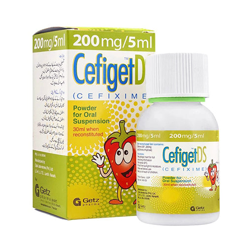 Cefiget DS (200mg/5ml) 30ml Oral Suspension