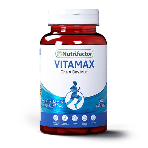 Nutrifactor Vitamax One‑a‑Day Multi – Daily Multivitamin & Multimineral Tablets for Energy, Immunity & Overall Health