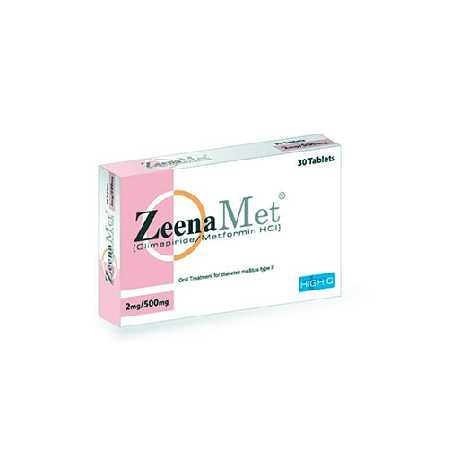 ZeenaMet (2/500mg) 30 Tablets