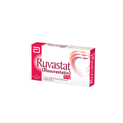 Ruvastat 10mg – 10 Tablets | Cholesterol & Heart Health Support