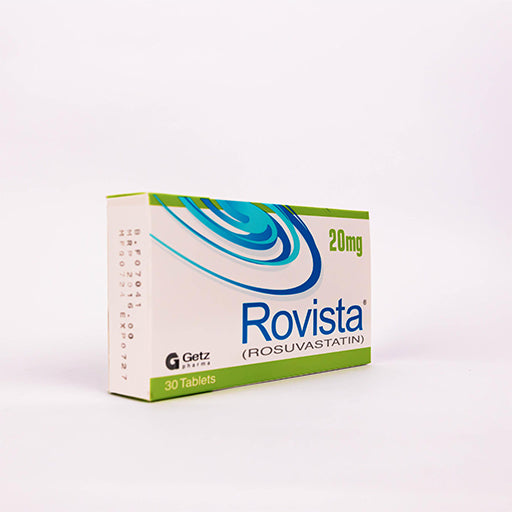 Rovista 20mg – 10 Tablets | High Cholesterol & Heart Health Support