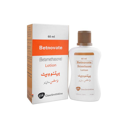 Betnovate (0.1%) 60ml Lotion – Betamethasone Topical Corticosteroid for Skin Inflammation & Eczema