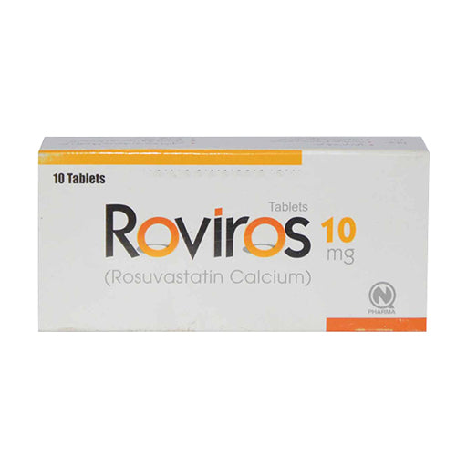 Roviros 10mg – 10 Tablets | Cholesterol & Heart Health Support
