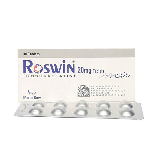 Roswin 20mg – 10 Tablets | High Cholesterol & Heart Health Support