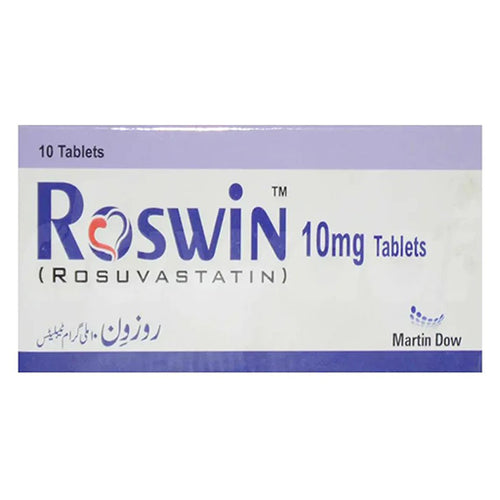 Roswin 10mg – 10 Tablets | Cholesterol & Heart Health Support