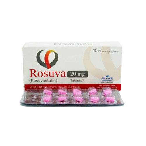 Rosuva 20mg Tablets – 10’s | High Cholesterol & Heart Health Support