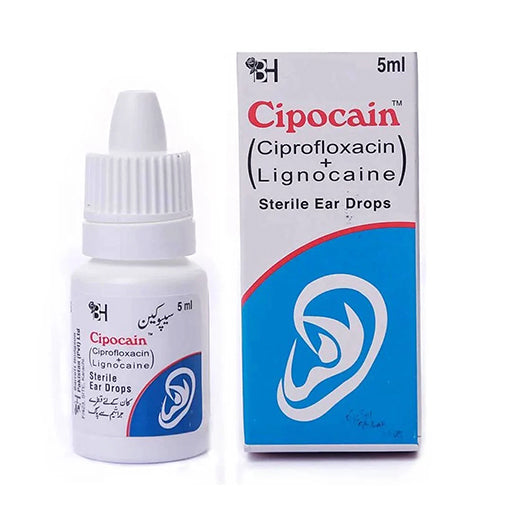 Cipocain (3/50mg) 5ml Ear Drops