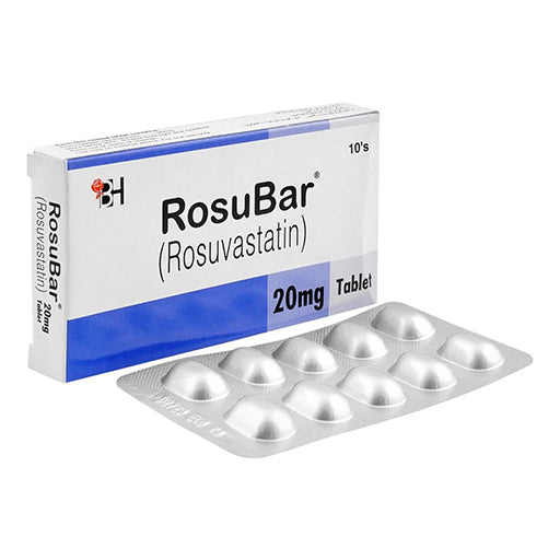 Rosubar (20mg) Tablets – 10’s | Blood Pressure & Heart Health Support