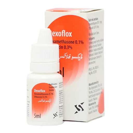 Dexoflox (0.1/0.3%) 5ml Eye Drops