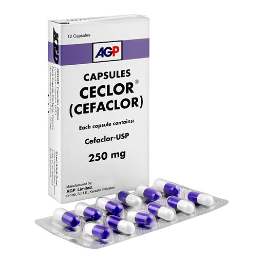 Ceclor (250mg) 12 Capsules