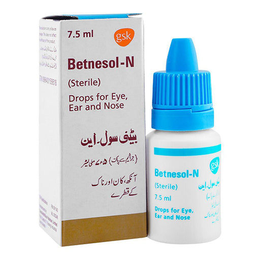 Betnesol-N (0.1/0.5%) 7.5ml Eye-Ear-Nose Drops