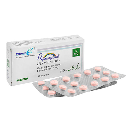 Ramipace (5mg) Tablets – 28’s | Blood Pressure & Heart Health Support