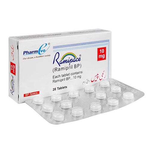 Ramipace (10mg) Tablets – 28’s | Effective Blood Pressure & Heart Support